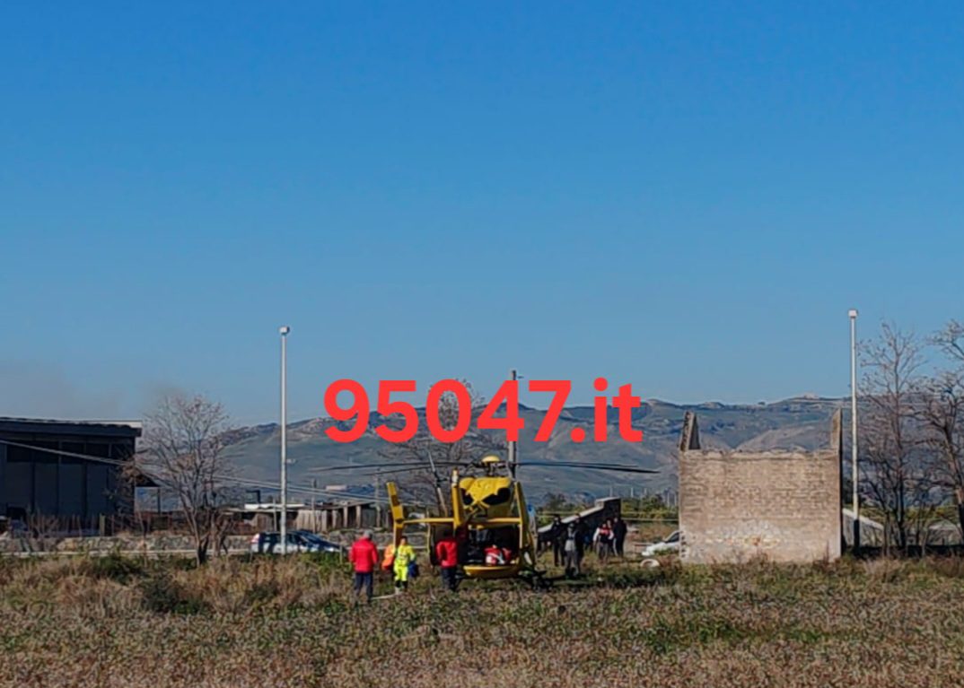 PATERNÒ. INCIDENTE A TRE FONTANE, GRAVE UOMO. ELISOCCORSO SUL POSTO