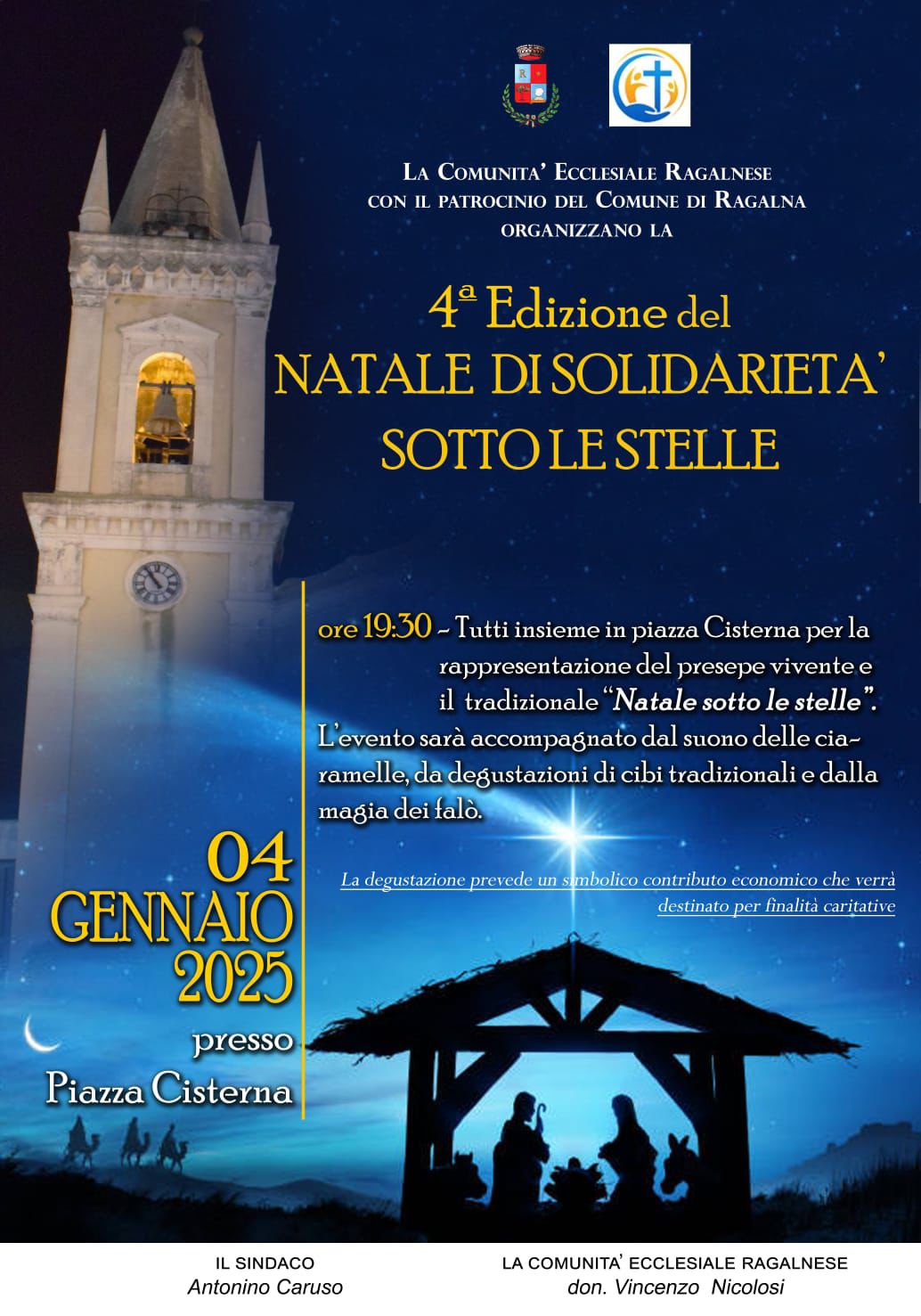 RAGALNA. 4ª EDIZIONE DEL NATALE DI SOLIDARIETÀ SOTTO LE STELLE