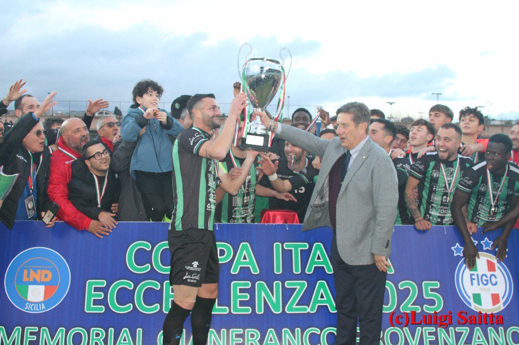PATERNO’: L’UNITAS SCIACCA VINCE LA COPPA ITALIA ECCELLENZA – LE FOTO