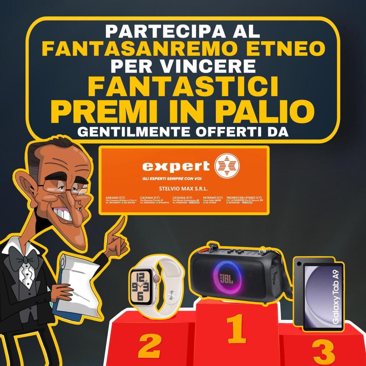 FANTASANREMO ETNEO IN PALIO UN RICCO MONTEPREMI, ISCRIZIONE GRATUITA! - 