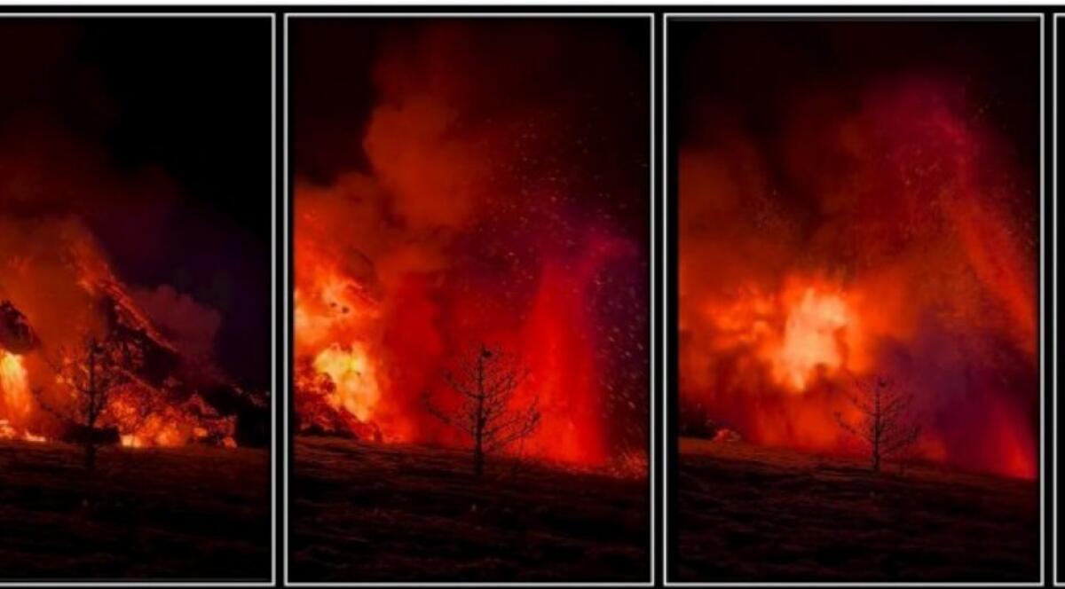 ETNA IN ERUZIONE: IL FRONTE LAVICO AVANZA PER 4,2 KM VERSO QUOTA 1.850 METRI, POSSIBILE EVOLUZIONE VERSO FENOMENI PIÙ ESPLOSIVI - 