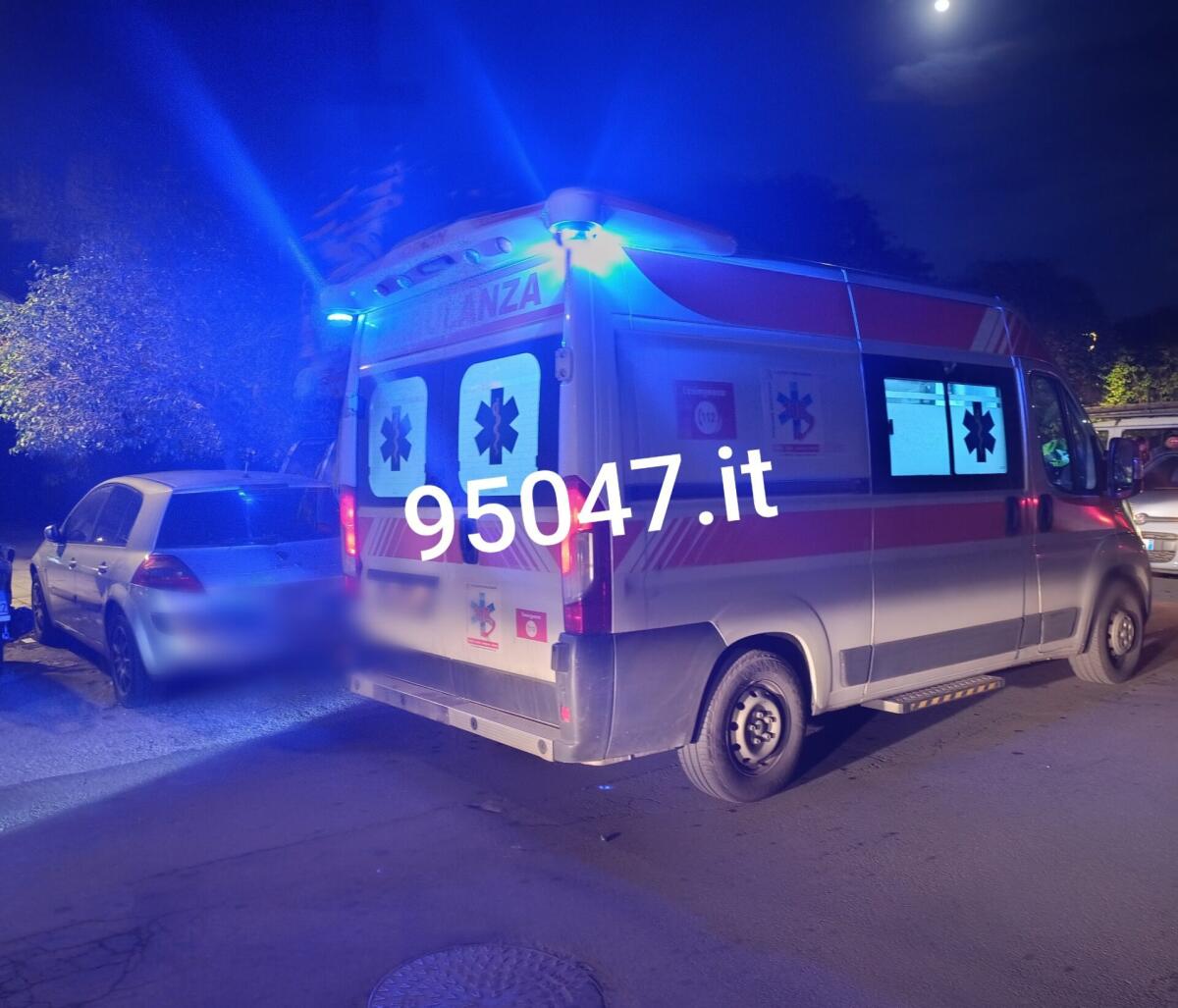 PATERNÒ.GRAVE INCIDENTE IN VIA SCALA VECCHIA: DONNA INVESTITA - 