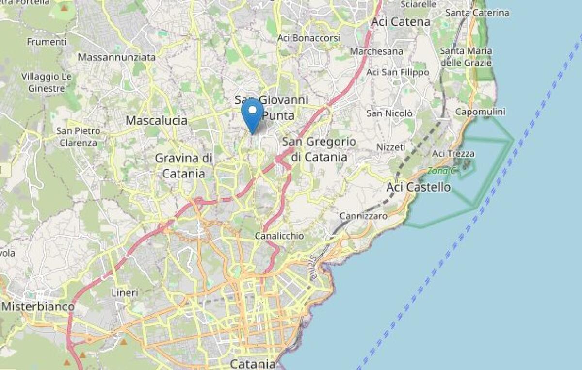 TERREMOTO DI MAGNITUDO 2.6 A SANT’AGATA LI BATTIATI: SCOSSA AVVERTITA, TREMORE VULCANICO ANCORA ELEVATO - 