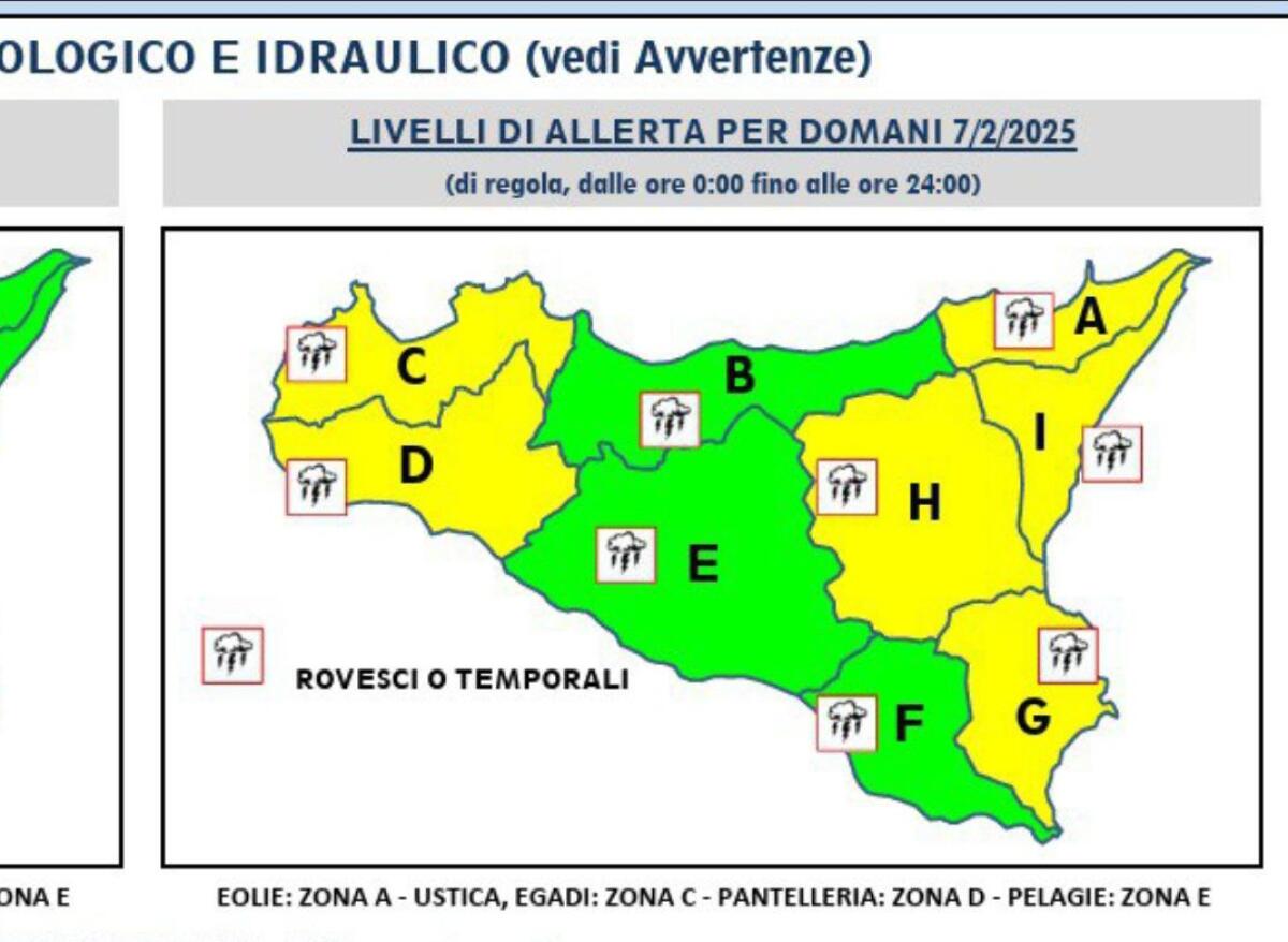 ALLERTA GIALLA VENERDÌ, TORNANO I TEMPORALI - 