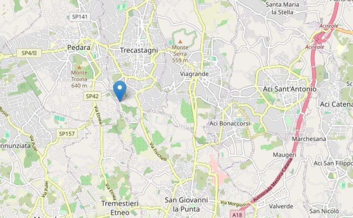 TRECASTAGNI, SCOSSA DI TERREMOTO A PROFONDITÀ ZERO: PAURA TRA I CITTADINI - 