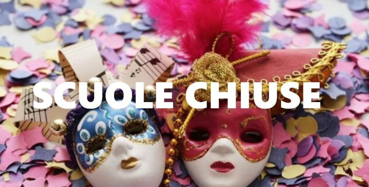 PATERNÒ: CHIUSURA DELLE SCUOLE PER IL CARNEVALE 2025 - 