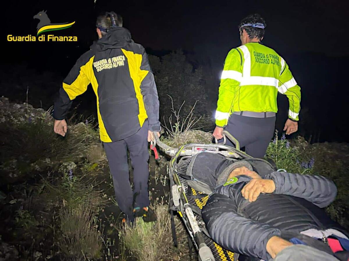 ESCURSIONISTA DISPERSO A BELPASSO: SALVATO DALLA GUARDIA DI FINANZA - 