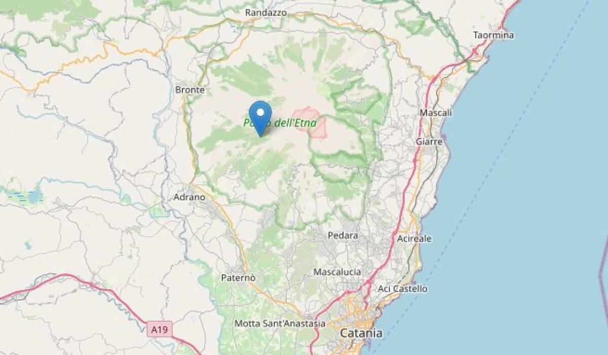 Micro Scosse di Terremoto tra Bronte e Ragalna nel Pomeriggio: Dettagli degli Eventi Sismici - 