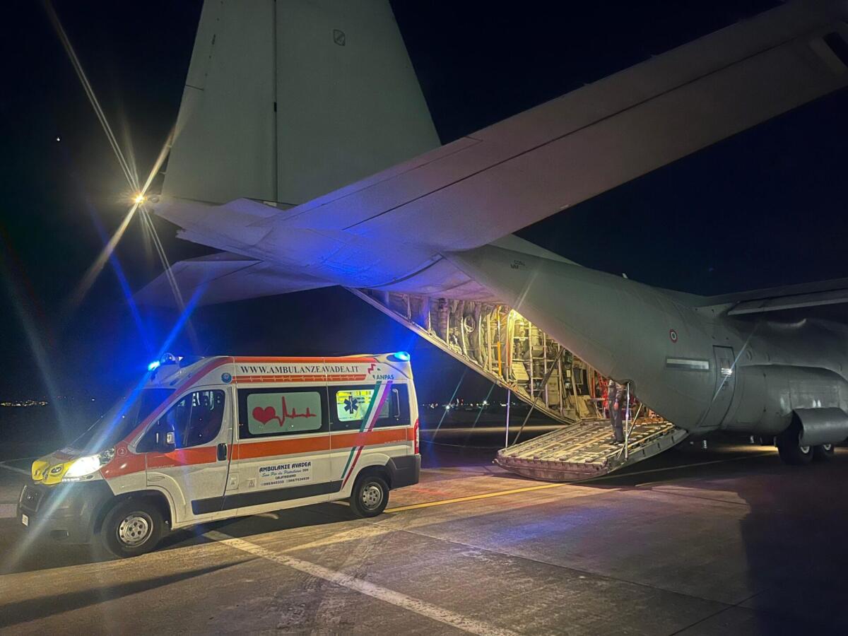 BIMBA DI DUE ANNI IN PERICOLO VITA, TRASPORTATA D'URGENZA DA CATANIA A ROMA - 