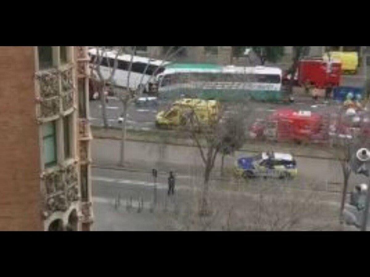 SCONTRO TRA PULLMAN IN SPAGNA, A BORDO STUDENTI MESSINESI, . TRA LORO ALCUNI FERITI LIEVI - 