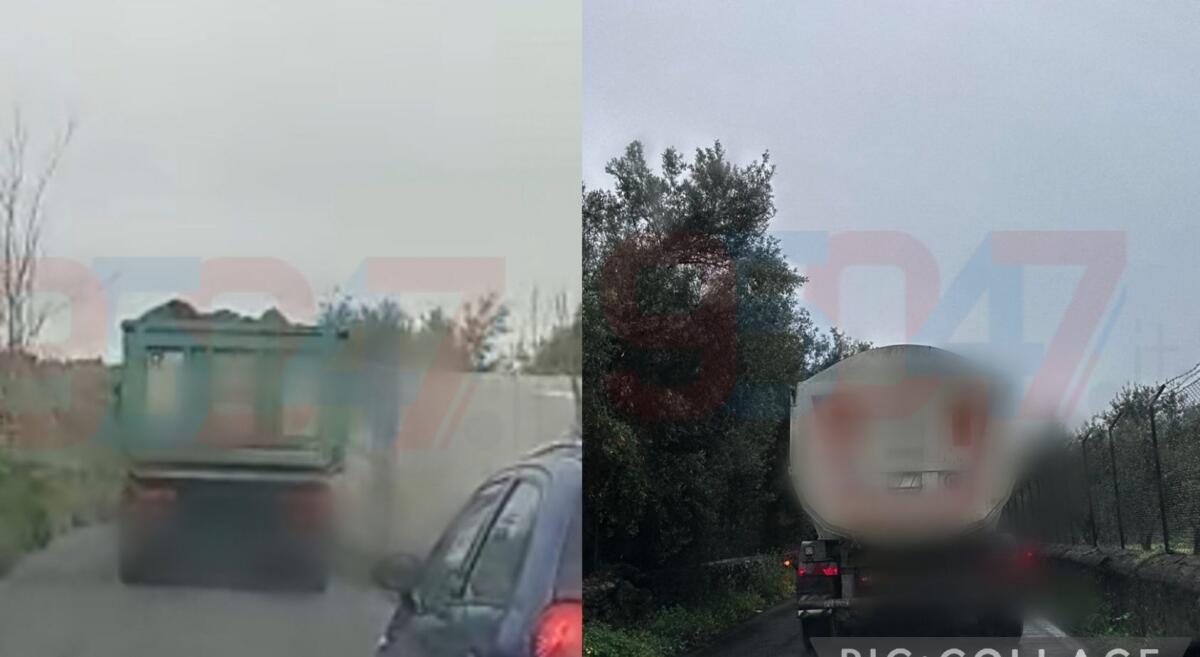 SEGNALAZIONI DAI CITTADINI: CAMION CONTINUANO A PERCORRERE LA S.P. 57 VIETATA AI MEZZI PESANTI - 