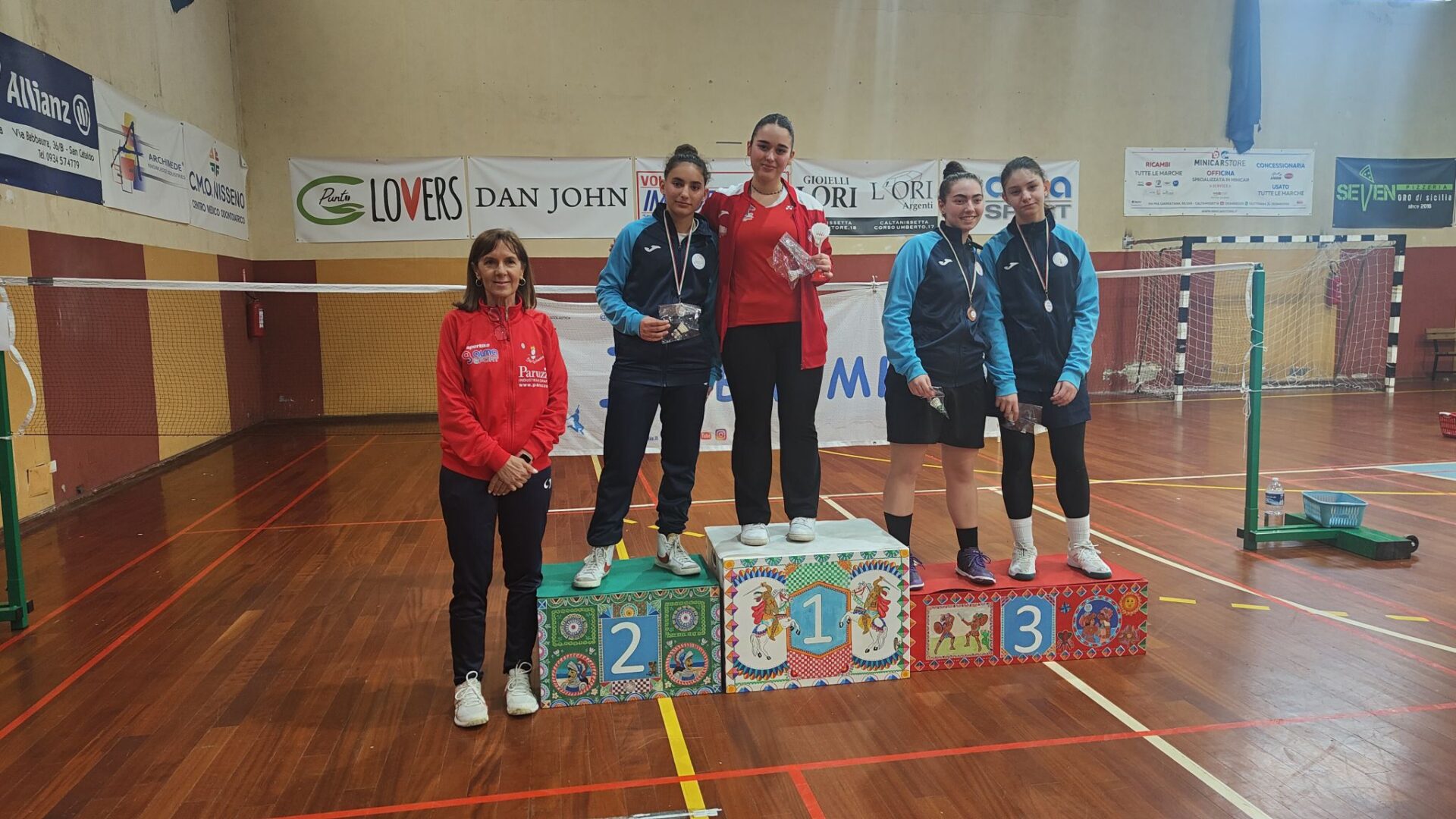 Ottime Prestazioni per Le Racchette Paternò al 3° Gran Prix di Badminton a Caltanissetta