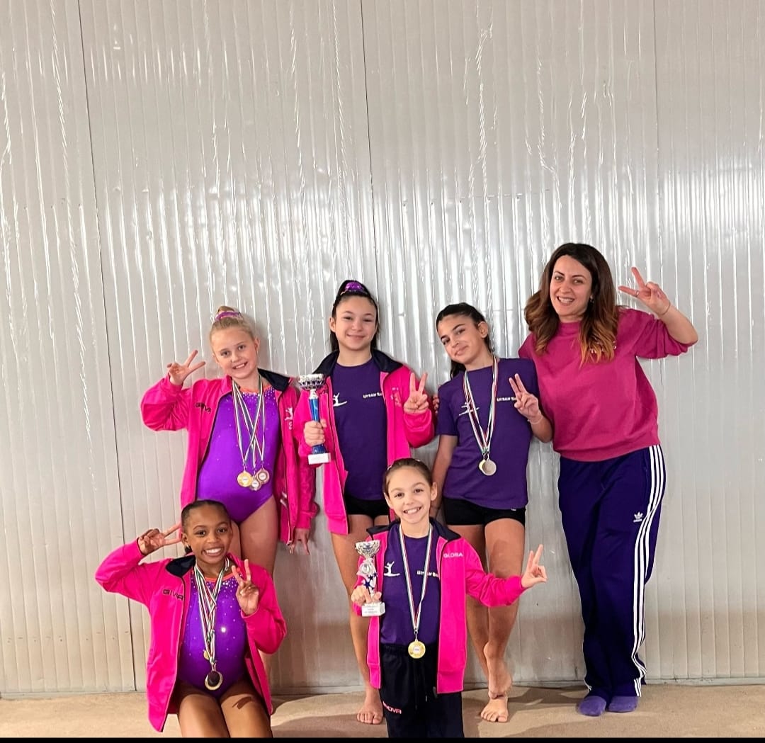 STRAORDINARIA GIORNATA DI GARA PER LE GINNASTE DELL'URBAN BOX SSD DI PATERNÒ