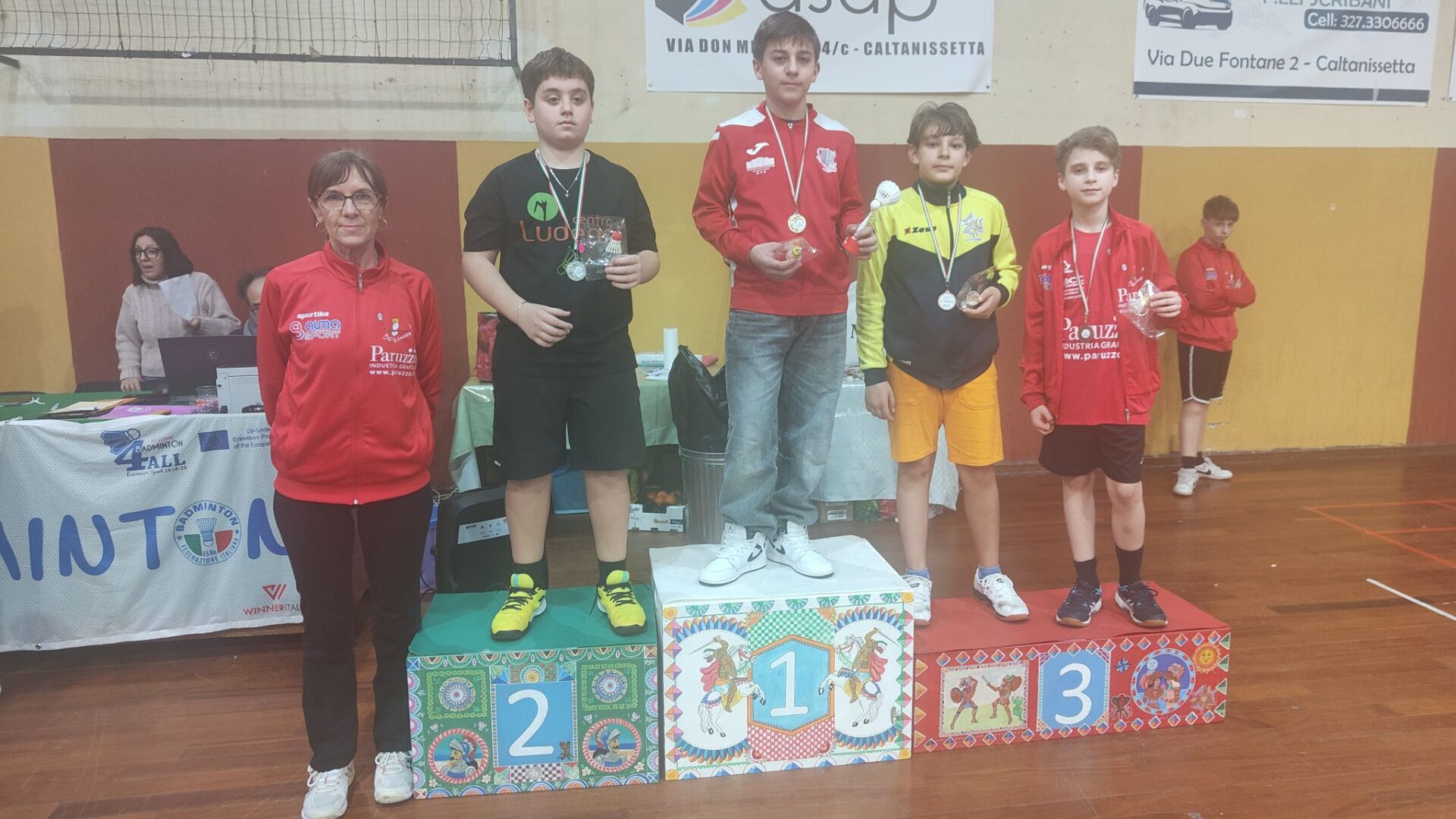 Ottime Prestazioni per Le Racchette Paternò al 3° Gran Prix di Badminton a Caltanissetta
