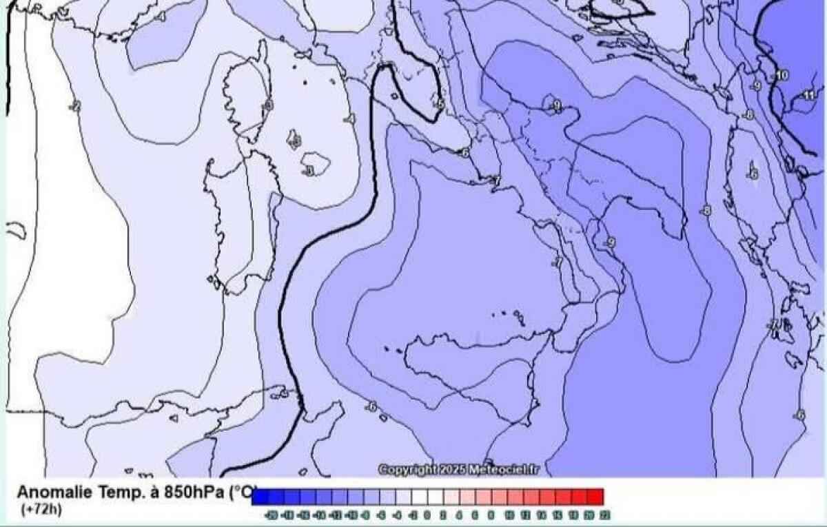 METEO: OGGI TEMPERATURE PRIMAVERILI, DA DOMANI FREDDO CON TEMPERATURE SOTTO LA MEDIA DI 7 GRADI - 