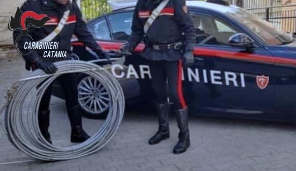 Paternese arrestato mentre rubava rame da cabina Enel nella zona industriale di Catania - 