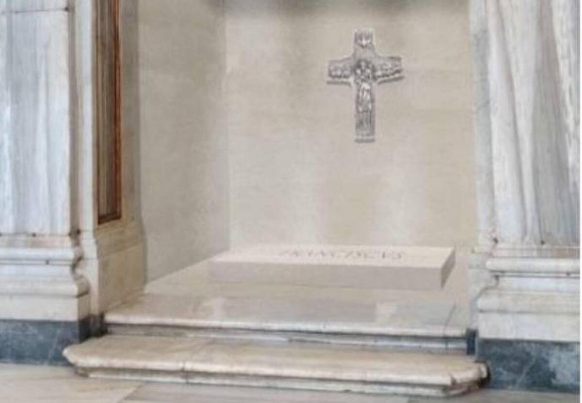 LA TOMBA DI PAPA FRANCESCO A SANTA MARIA MAGGIORE: ECCO LA PRIMA FOTO - 