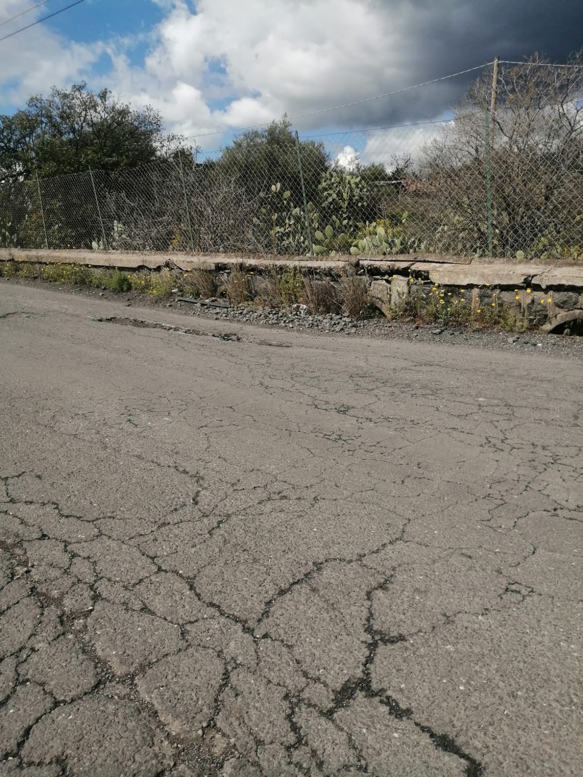 STRADA PROVINCIALE 4/11 (S.m.licodia - belpasso) IN CONDIZIONI CRITICHE: OGGI È CEDUTO UN TRATTO DI STRADA