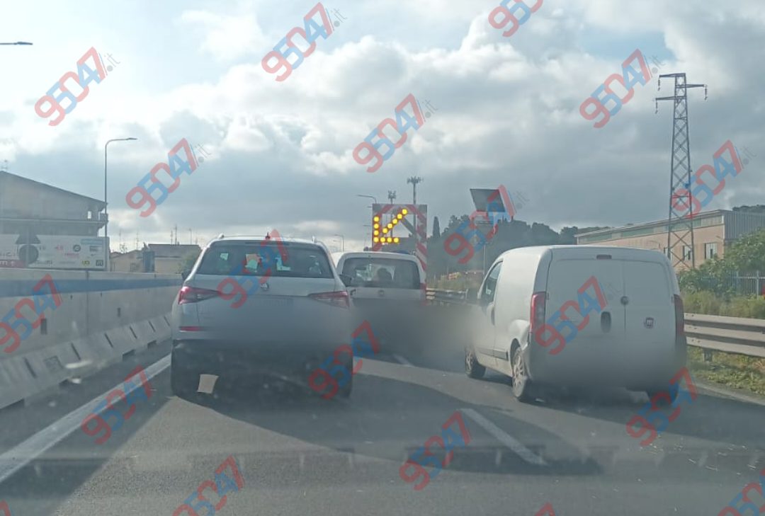 SS121, disagi alla circolazione per lavori: traffico rallentato tra Piano Tavolo e Piano Tavola