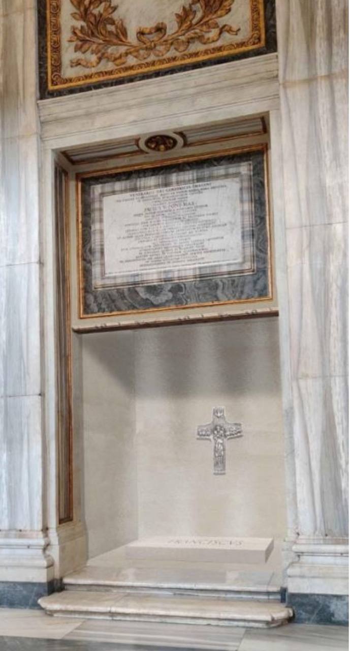 LA TOMBA DI PAPA FRANCESCO A SANTA MARIA MAGGIORE: ECCO LA PRIMA FOTO