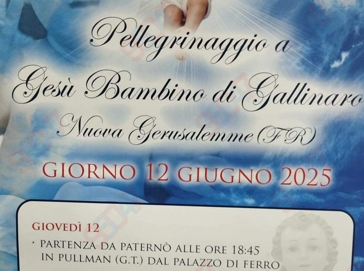 PATERNO'. "INVASA" DAI VOLANTINI DEL GRUPPO SCOMUNICATO “BAMBINO GESÙ DI GALLINARO” - 