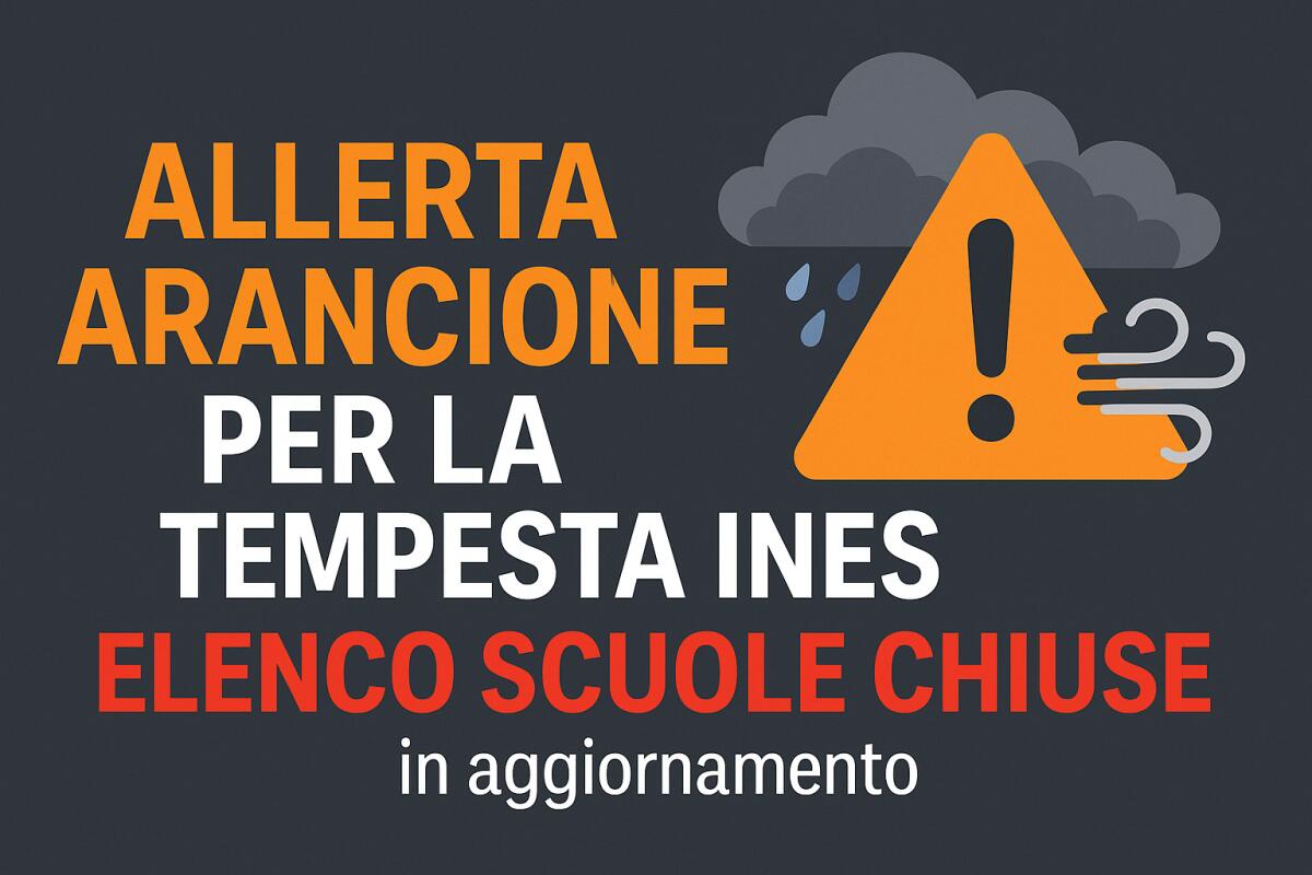 ALLERTA METEO ARANCIONE IN SICILIA: SCUOLE CHIUSE IN DIVERSI COMUNI, ELENCO IN AGGIORNAMENTO - 