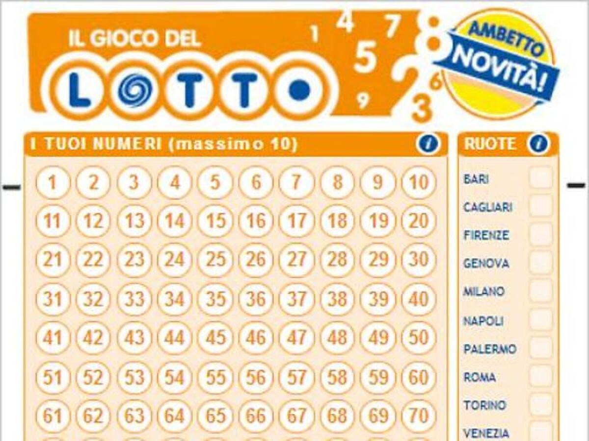 GIOCATA DA 5 EURO FRUTTA OLTRE 4 MILIONI: RECORD STORICO AL LOTTO A BOLOGNA - 