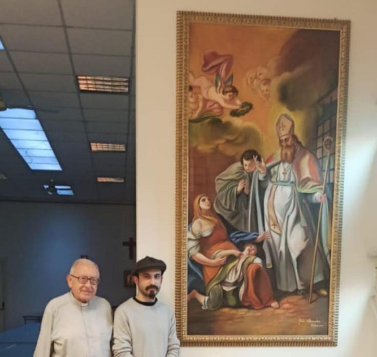 ALESSANDRO FORTE DONA UN’OPERA BAROCCA ALLA CHIESA DI SAN BIAGIO DI PATERNÓ - 