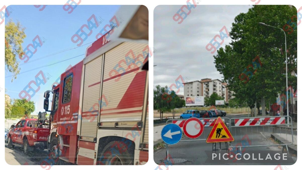 PATERNO: RIMOZIONE IMPROPRIA DELLA TRANSENNA IN VIALE DEI PLATANI CAUSA PERICOLO E CAOS, NELLE VICINANZE INCIDENTE CON AUTO RIBALTATA - 