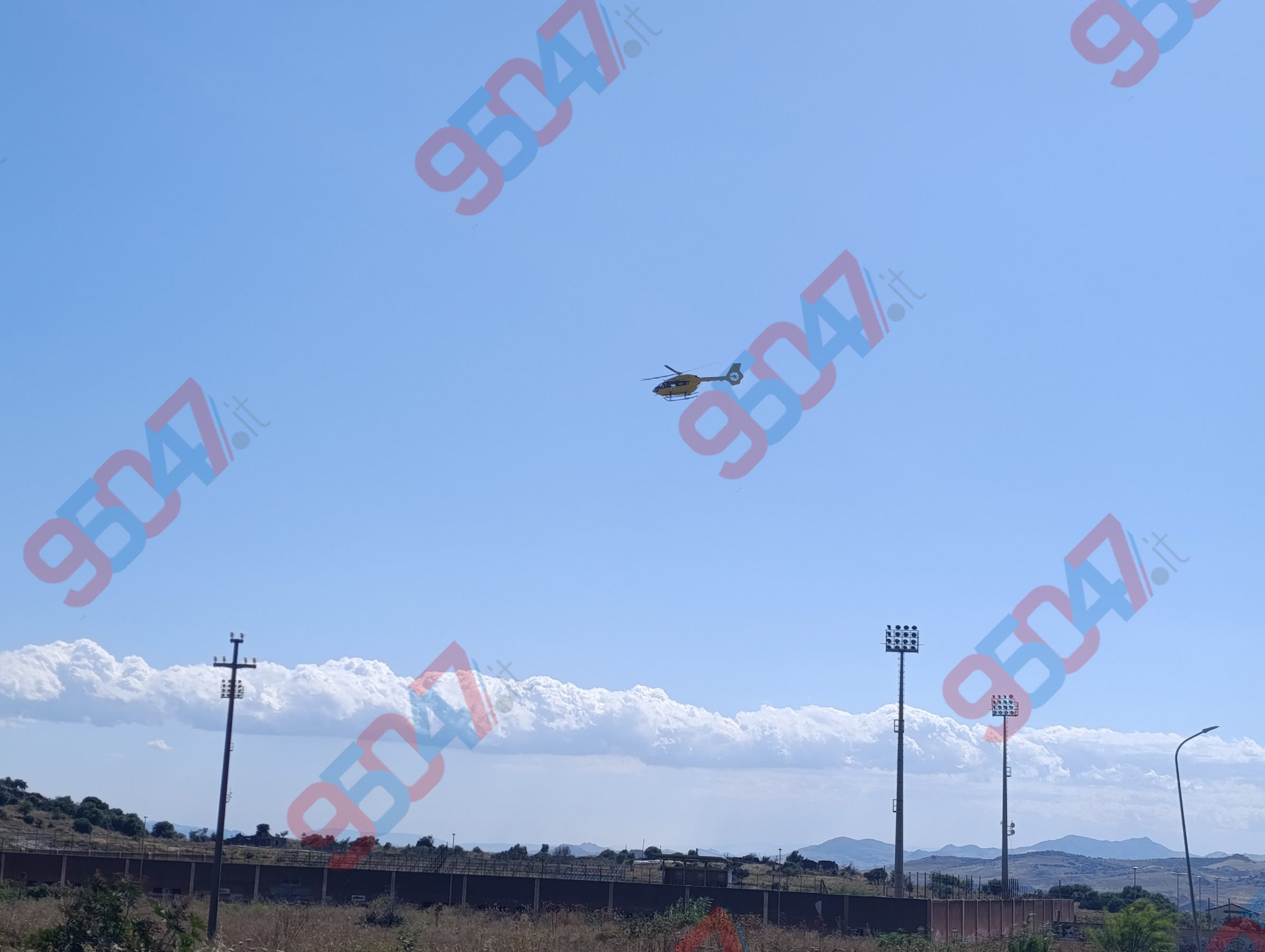 SCONTRO TRA AUTO E SCOOTER A PATERNÒ: 20ENNE GRAVE, TRASFERITO IN ELISOCCORSO A CATANIA