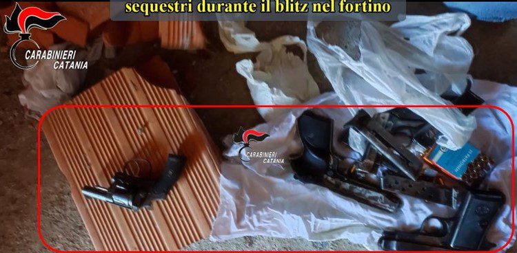 BLITZ ANTIMAFIA A CATANIA: ARRESTATI 14 MEMBRI DEL CLAN SANTAPAOLA PER DROGA, ARMI E METODO MAFIOSO