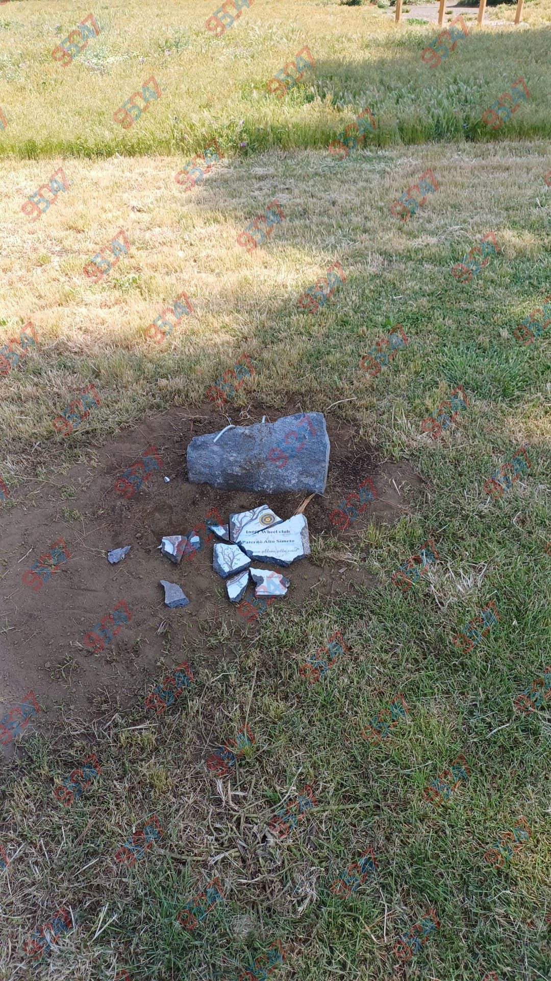 PATERNÒ, NUOVO ATTO VANDALICO: DISTRUTTA LA TARGA DELL’“ALBERO DELLA CITTÀ” AL PARCO DEL SOLE