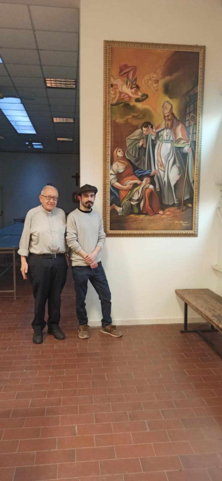 ALESSANDRO FORTE DONA UN’OPERA BAROCCA ALLA CHIESA DI SAN BIAGIO DI PATERNÓ