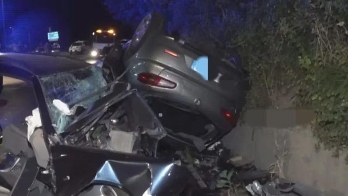 NOTTE DI SANGUE A FROSINONE, MORTI QUATTRO UOMINI IN UN INCIDENTE STRADALE - 