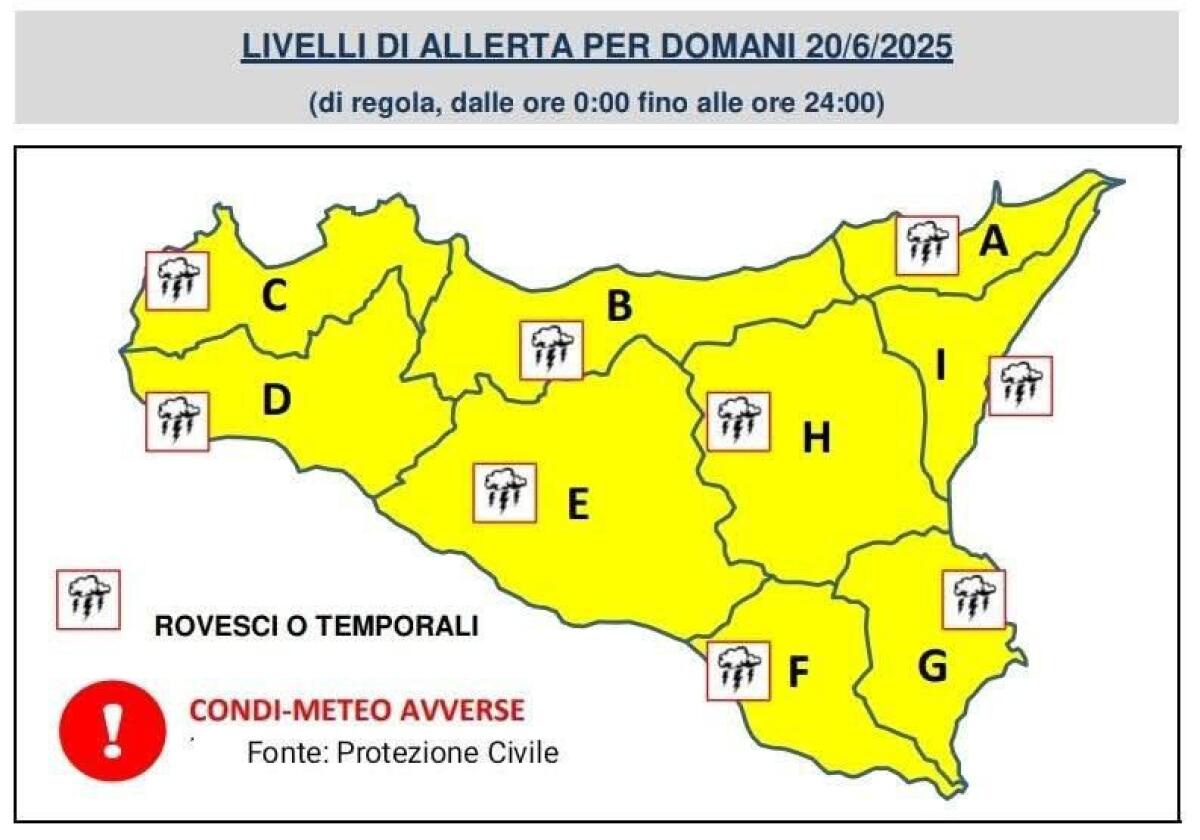 Domani allerta gialla, nel weekend ritorna il caldo: Sicilia tra temporali e sole estivo - 