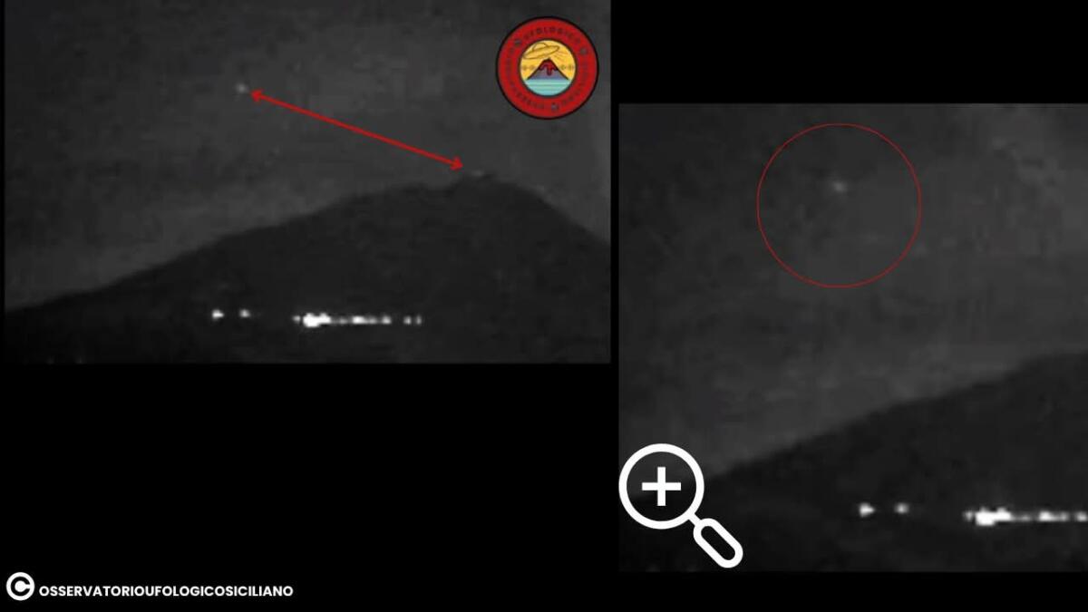 Entra nell’atmosfera e scompare sull’Etna: video dell’Osservatorio Ufologico fa il giro del web - 