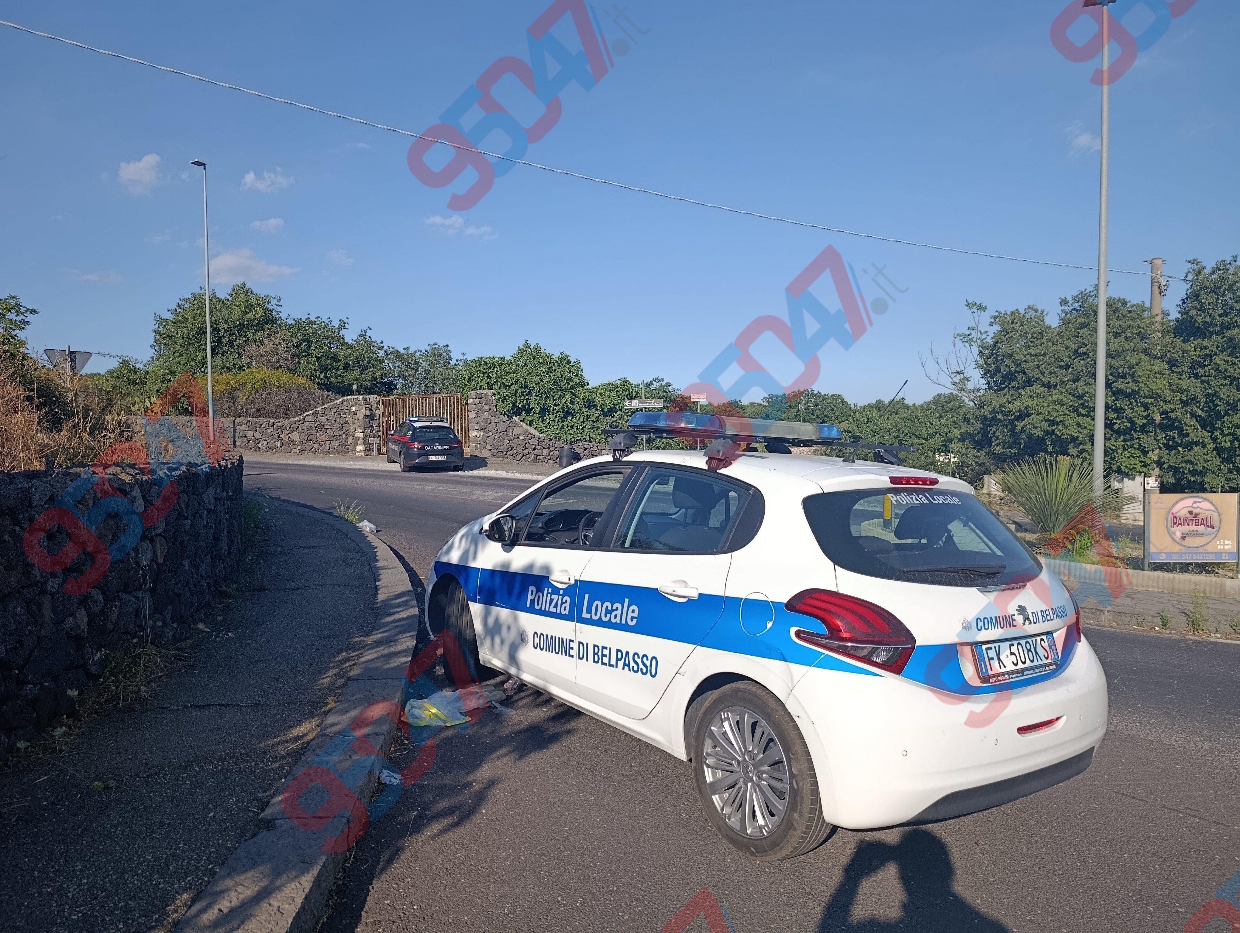 GRAVE INCIDENTE A BELPASSO: ELISOCCORSO SUL POSTO, STRADA CHIUSA IN ENTRAMBI I SENSI