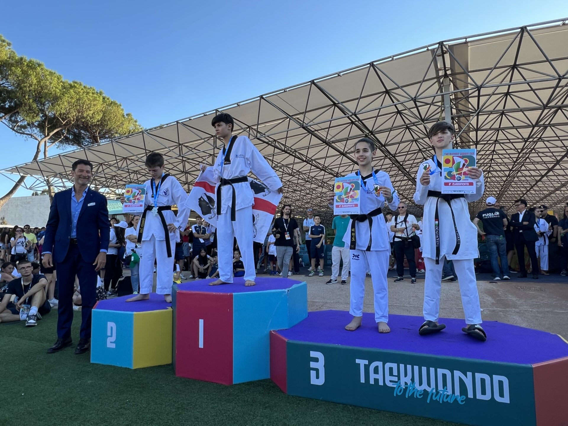 FORO ITALICO ROMA – TAEKWONDO OLYMPIC DREAM CUP 2025: LA ASD CHISARI TKD DOJANG BRILLA NEL PIÙ ATTESO EVENTO DELL'ANNO