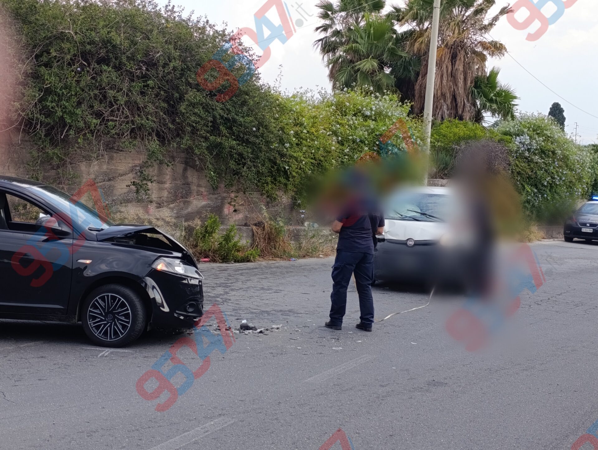 SCONTRO TRA DUE AUTO SOTTO IL PONTE “SAN MARCO” A PATERNÒ: FERITI I CONDUCENTI