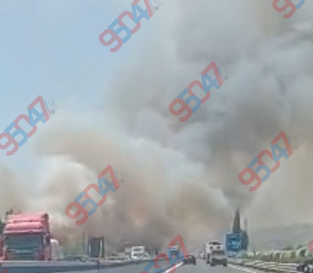 OGGI TANTI INCENDI, VIGILI ANCORA IN AZIONE: STERPAGLIE IN FIAMME IN VIA DEI MILLE A PATERNÒ