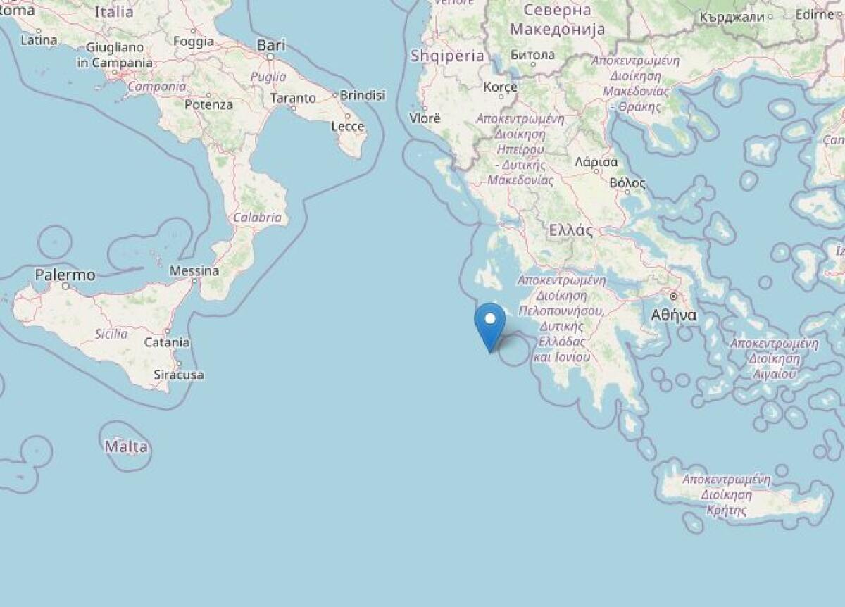 FORTE SCOSSA NEL MAR IONIO MERIDIONALE: TERREMOTO DI MAGNITUDO 4.7 SCUOTE LE ACQUE TRA GRECIA E ITALIA - 