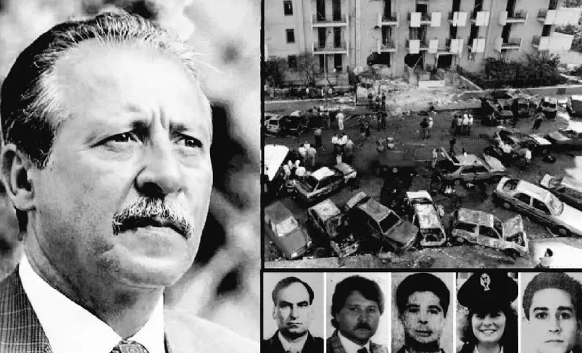 33 ANNI FA LA STRAGE CHE HA UCCISO BORSELLINO E I SUOI 5 ANGELI CUSTODI - 
