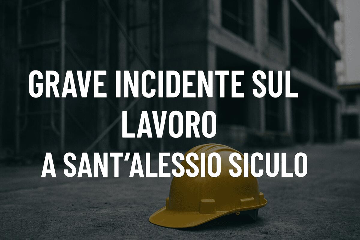 Grave incidente sul lavoro a Sant’Alessio Siculo: operaio di Trecastagni colpito alla testa da un peso caduto da un montacarichi - 
