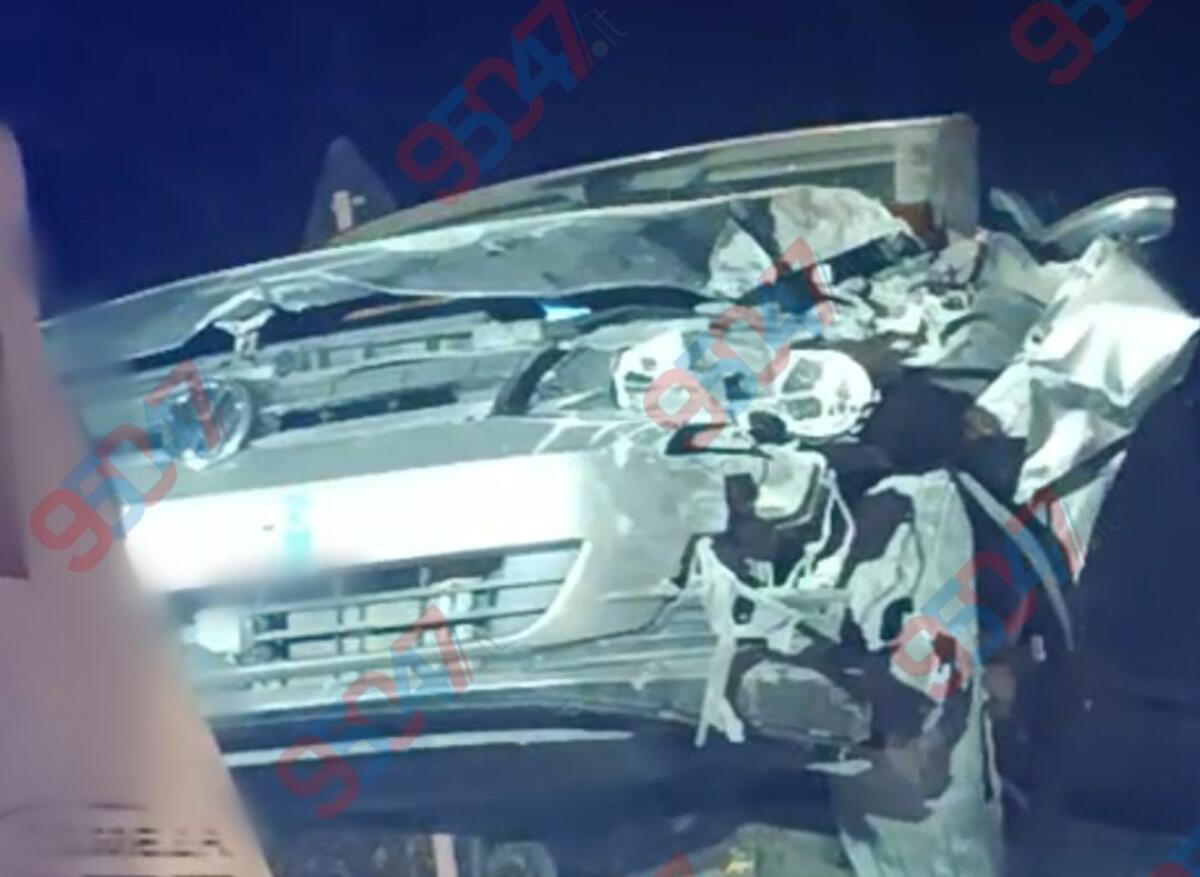 GRAVE INCIDENTE SULLA SP15 A BELPASSO: UN'AUTO CONTRO IL MURETTO, FERITI - 