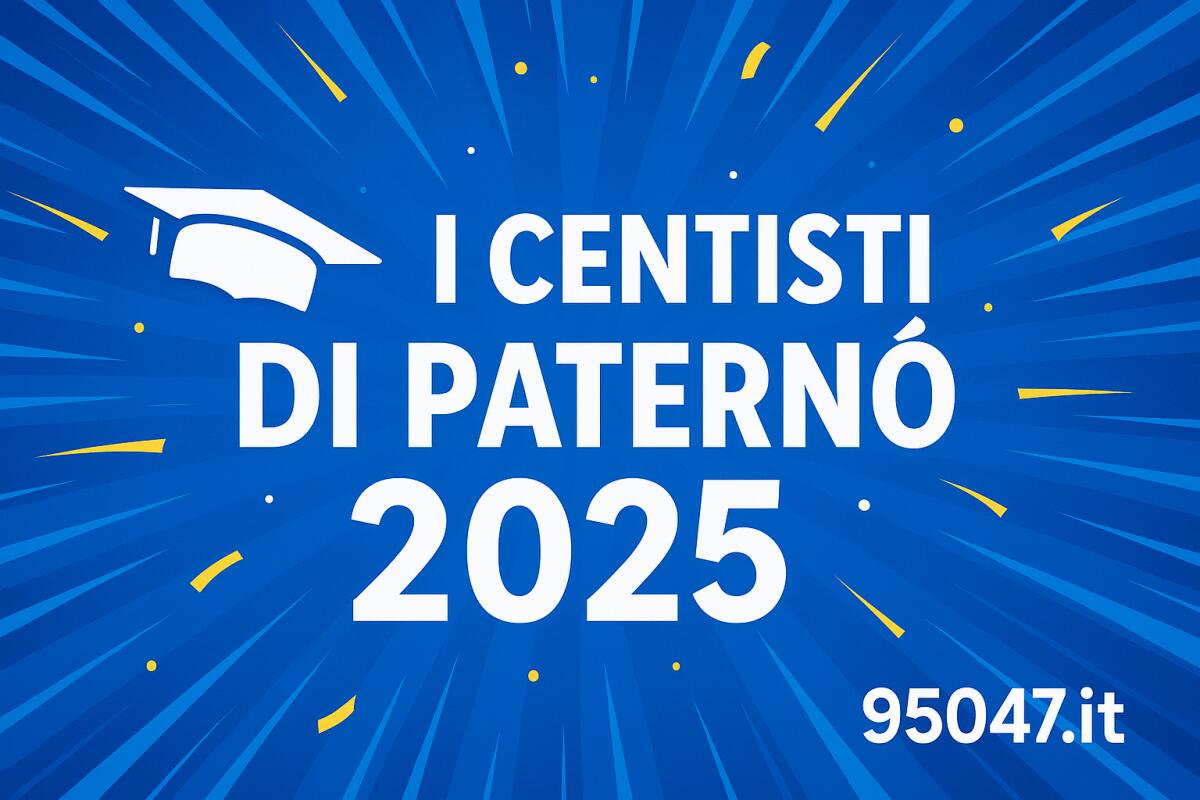 I CENTISTI DI PATERNO' 2025 . AGG - 
