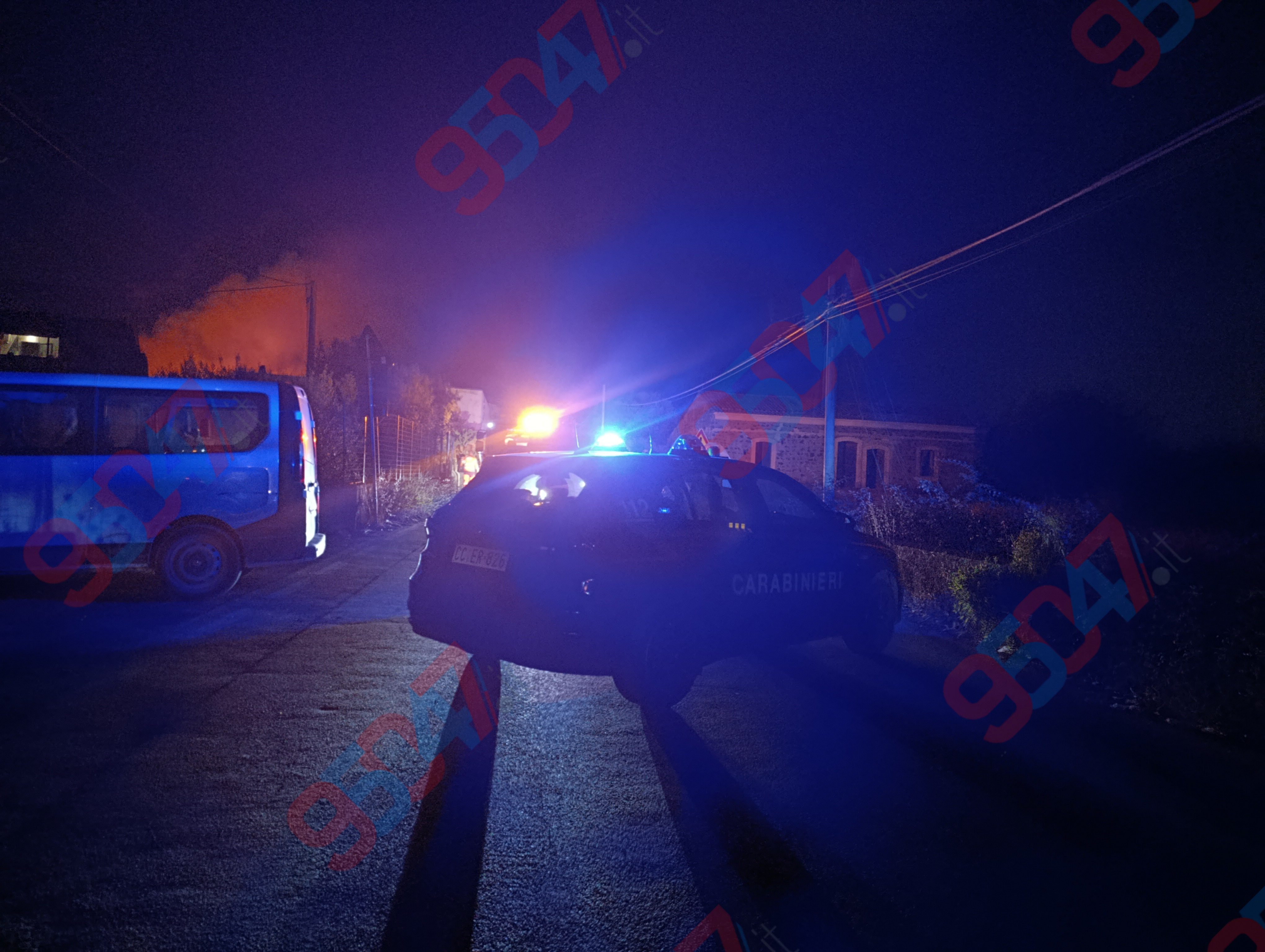 GRAVE INCIDENTE SULLA SP15 A BELPASSO: UN'AUTO CONTRO IL MURETTO, FERITI