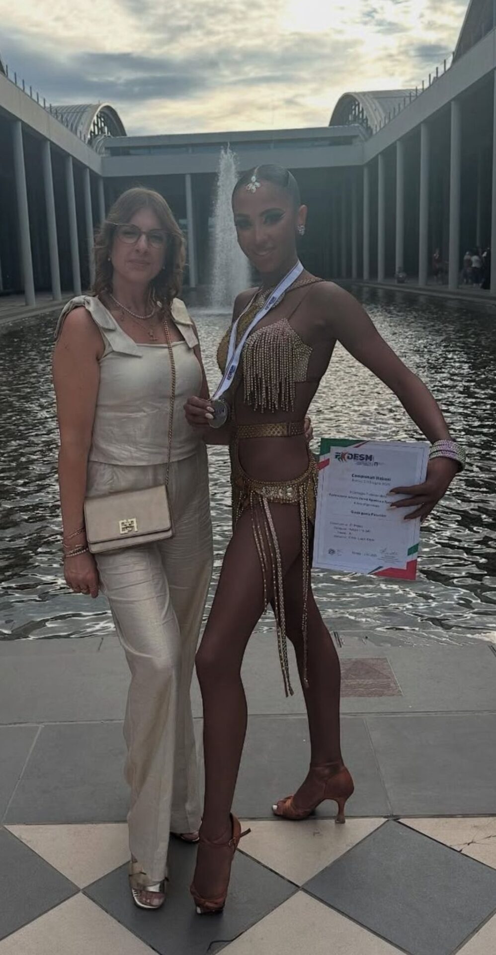 LA SCUOLA FUTURA STUDIO BRILLA AI CAMPIONATI FIDESM: GIADA PALUMBO È VICECAMPIONESSA ITALIANA DI LATIN STYLE