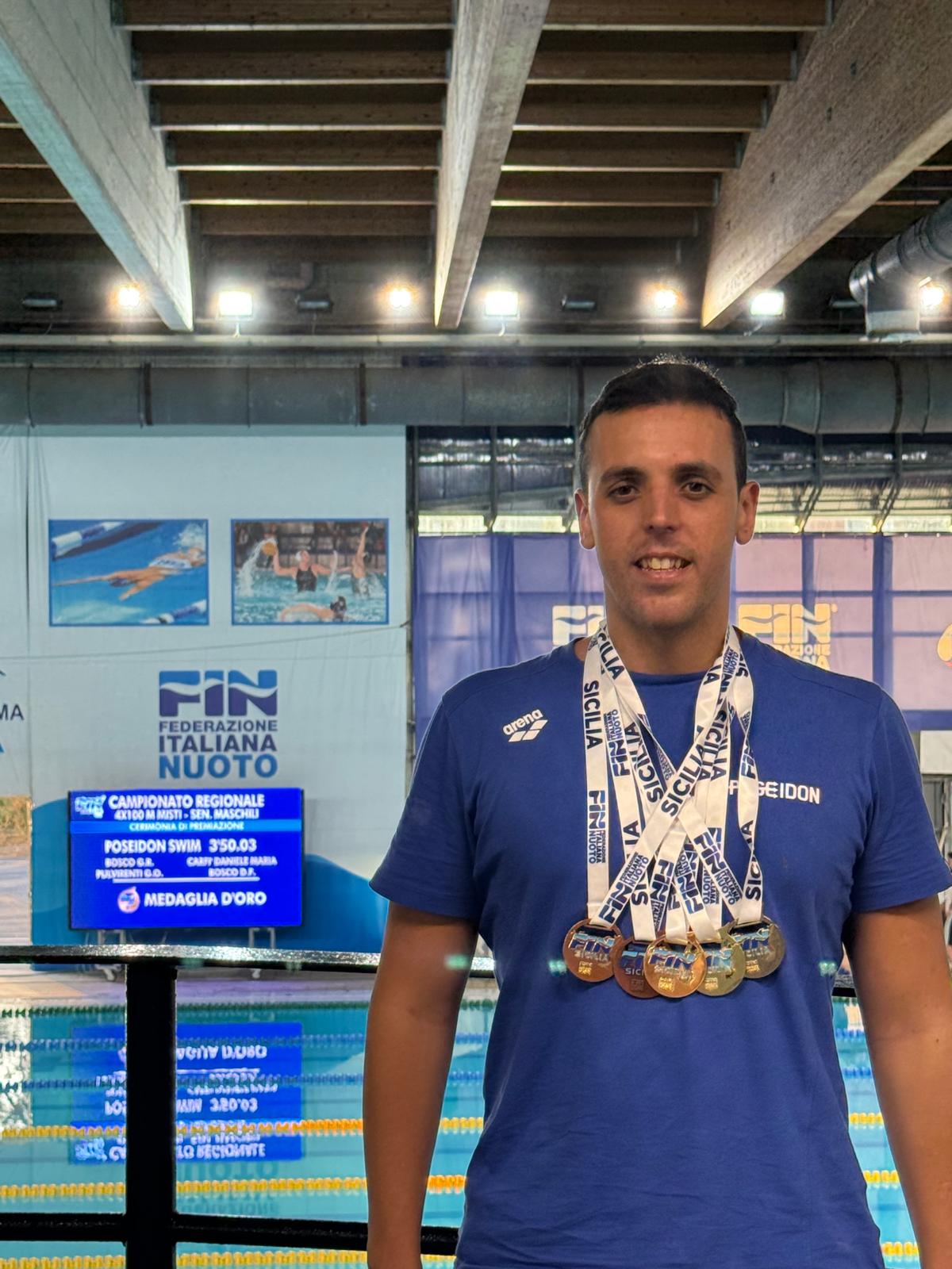 ANGELO E GIUSEPPE RAPISARDA PROTAGONISTI ALLE GARE REGIONALI DI NUOTO
