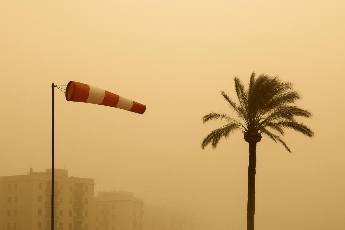 Sicilia, arriva lo scirocco: vento forte, sabbia dal Sahara e temperature fino a 40 gradi - 