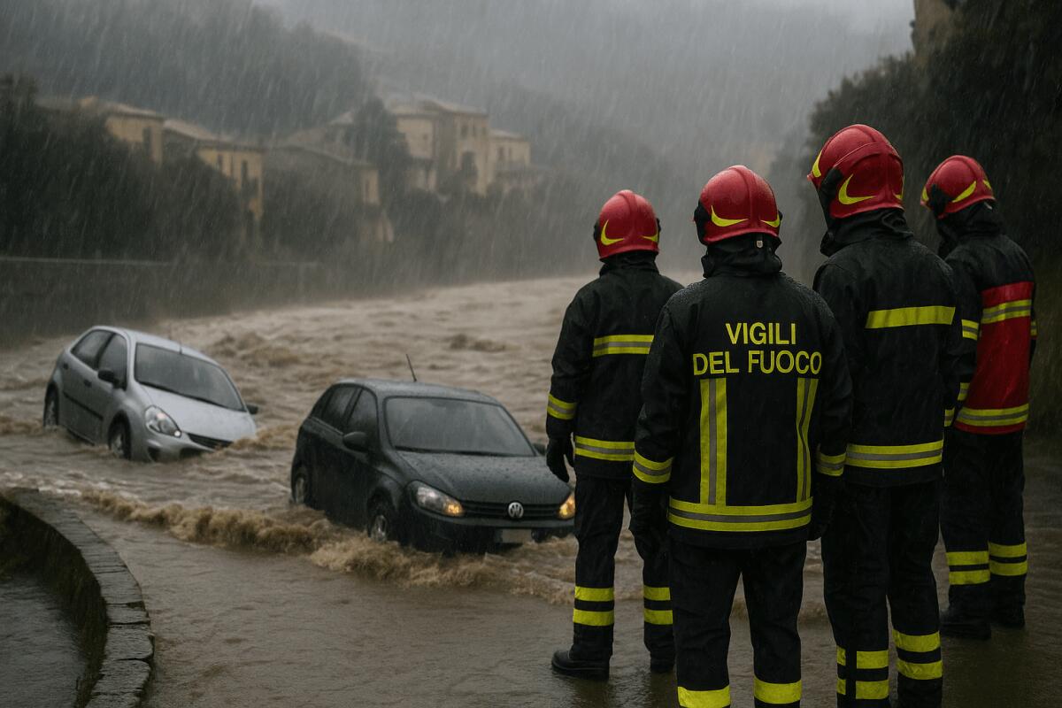 Maltempo a Leonforte (Enna), due auto nel torrente, un disperso - 